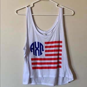 Crop AXO Alpha Chi Omega Tank